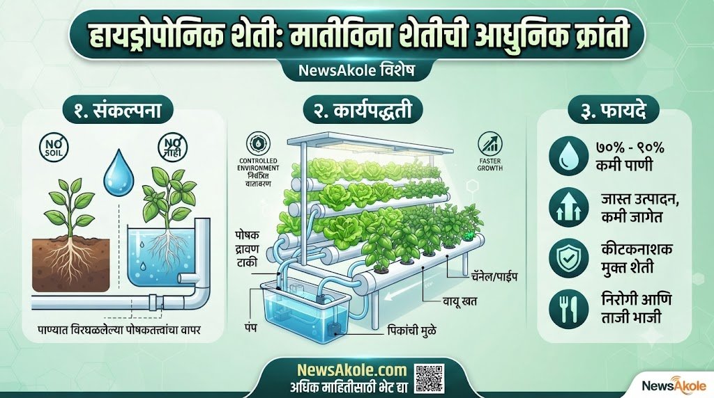 हायड्रोपोनिक शेती म्हणजे काय? मातीशिवाय शेती, खर्च, पिके आणि नफा
