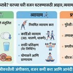 वजन कमी कसे करावे? घरच्या घरी वजन घटवण्यासाठी आहार, व्यायाम आणि प्रभावी टिप्स